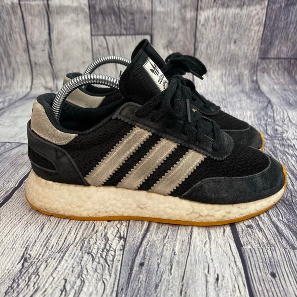 adidas Shoes | Adidas Black Kids Youth Size Suede Casual Sneaker Shoes D9723 | Poshmark